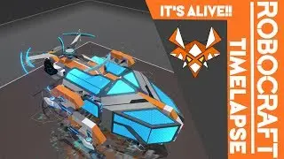 Constructing It'sAlive!! (another fokin helicopter) - ROBOCRAFT Timelapse