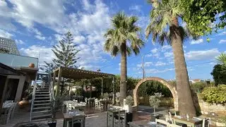 Nymfi Restaurant  🇬🇷  Agia Marina 🌴 Crete 🏖 Greece