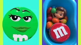 Perfect Color Balance 💚 M&M&rsquo;s Candy Mixing ASMR