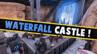 Waterfall Castle ! | AESIR BUILD | CONAN EXILES