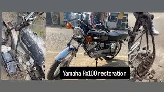 Yamaha Rx100 restoration-video|1996       #restoration #explorepage #viral #rx100 #stroke #speed 