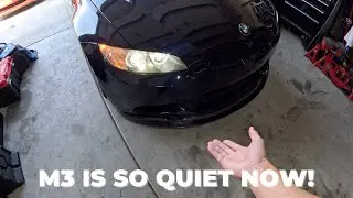 E90 M3 теперь такой тихий! BMW M3 (E90) Седан 2011 года, сборка @abc.garage
