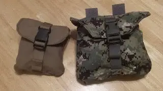 Belt pouch loadouts - Small and Large belt pouch.