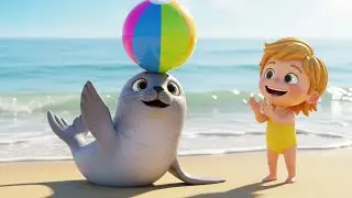 Baby Seal Clapped at the Splash and Played in the Water 🦭💦 | Fun Kids Song