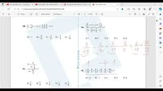 Puza Math 1 Rasyonel Sayılar Test 1-2