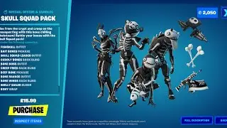 Fortnite SKULL SQUAD PACK