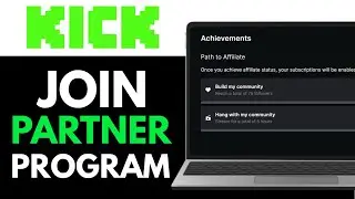 How To Join Kick Partner Program 2025 (QUICK & EASY)