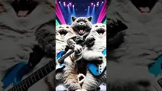 Cute Cats DJ Stage Dance Show 😹🎧🔥 #pawfamily #catart #catdance #catparty #funnycats
