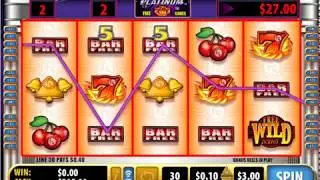 QUICK HIT PLATINUM 777 WILD Free Spins Online Slot Machine Live Play BONUS