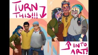 how to use sims 4 to BETTER your art ***FREE***