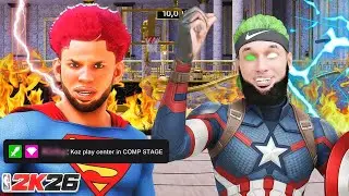 Я впервые сыграл на высоком уровне на соревновательном этапе NBA 2K26! Лучший билд центрового и л...
