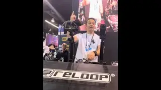 Laidback Luke at Reloop Booth NAMM 2024
