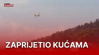 Usred noći veliki požar kod Omiša! Bježali mještani i turisti, jutros stigli kanaderi | RTL Danas