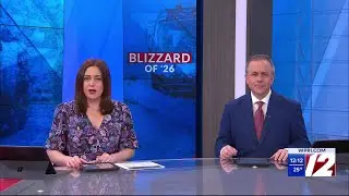 12:15 PM: R.I. State Police report handling more than 45 disabled vehicles | Blizzard of '26