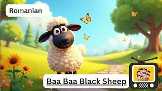 Baa Baa Black Sheep | Nursery Rhymes & Kids Songs Romanian