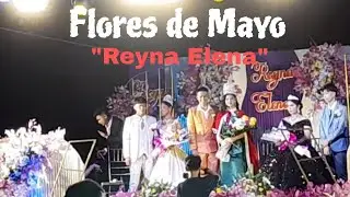 FLORES de MAYO::CROWNING THE REYNA ELENA IN OUR BARANGAY..❤ #vacation #provincelife