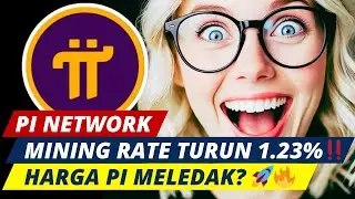 🚨 CRAZY! Pi Network Mining Rate Drops Again ‼️ Is This a Sign That PI's Price Will Explode? 🔥💎