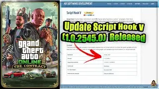 Update Script Hook V for GTA V 