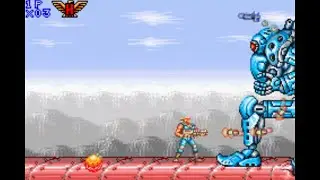 Contra Advance The Alien Wars EX Level 2 Speedrun (No Damage)