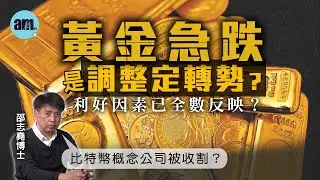 黃金急跌是調整定轉勢？利好因素已全數反映？比特幣概念公司被收割？MicroStrategy危在旦夕？【邵博看新聞】［AI字幕］#am730 #邵志堯 #黃金 #金價 #白銀  #貴金屬 #比特幣