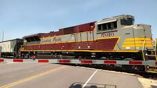 CP 7010 (SD70ACU) Heritage Unit Leads CPKC 254 Thru New Lisbon, WI
