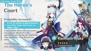AYAKA'S BANNER HAS 240 DAYS LEFT - Genshin Stream