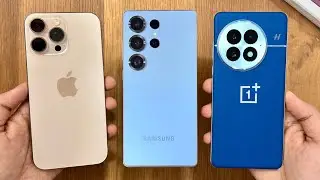 Samsung S25 Ultra против iPhone 16 Pro Max против OnePlus 13