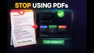 Прекратите отправлять PDF-файлы. Вместо этого создайте этот сайт резюме.