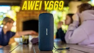 Самый ТОП за свои деньги🔥 Обзор AWEI Y669 - портативная колонка мощность 31 Вт, Bluetooth 5.0,  IPX7