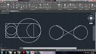 AutoCAD Workshop Exercise-03.4 & 3.5  || Circle Command Practice #autocad #autocad2024