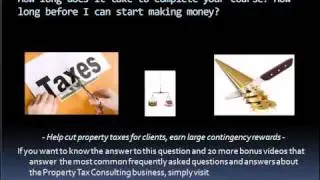 Property Tax Consulting Business Entrepreneurship FAQ  #9