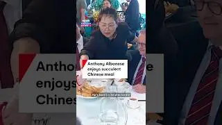Anthony Albanese enjoys succulent Chinese meal on campaign trail in Box Hill, Melbourne