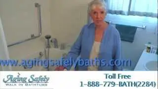 Aging Safely walk-in bathtubs