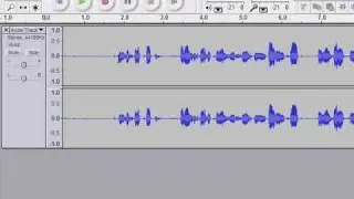 Recording and Saving Files Using Audacity