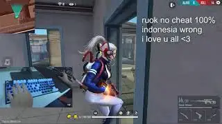 RUOK PLAYING TRAINING HANDCAM LIVESTREAM IN FREE FIRE - RUOK NO CHEAT! #SAVE RUOK