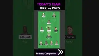 KKR vs PBKS Fantasy Picks IPL #ipl #ipl2024 #dream11