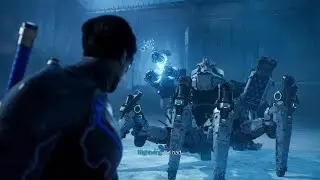 Nightwing Vs Mecha Freeze BOSS FIGHT - Gotham Knights