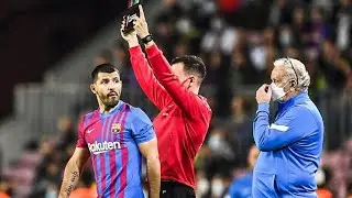 The Moment Kun Aguero Made His Debut For Barcelona
