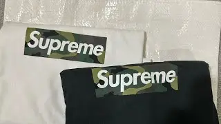 Supreme Box Logo Camo T-Shirt Unboxing