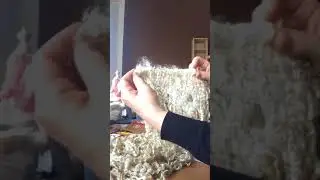 How to sew Teeswater locks into wefts