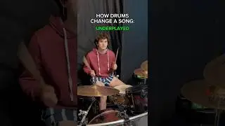 Do drums ACTUALLY change the song? #indieband #indierock #drums