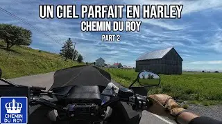 Pas de fleuve mais un ciel parfait : chemin du Roy part 2 entre Berthierville et Trois-Rivières