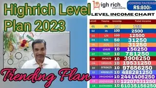 Highrich Business New plan| Highrich Level Plan 2023 | Unlimited Income plan Highrich