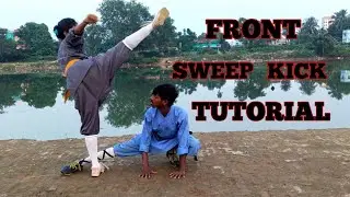 How To Do Front Sweep Kick/Front Sweep Kick In Hindi Tutorial 🔥🔥🔥