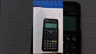 CASIO 991ES PLUS Calculator Matrix Multiplication 3 Matrix of Size 3X3