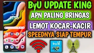 APN ByU Tercepat Paling Stabil Jaringan Auto Muncrat-Muncrat Buruan Coba King 