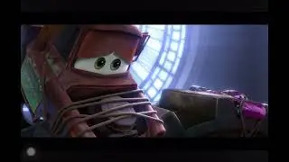 What if Lightning Mcqueen didn't use Filmore's organic fuel and used Allinol during the London Race?