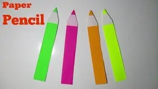 Origami Pencil - How To Make An Easy Origami Pencil