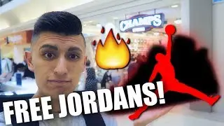 CHAMPS GAVE ME JORDANS EARLY! THESE ARE HEAT! (MALL VLOG)
