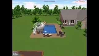 Gray family saltwater fiberglass swimming pool by Dolphin Pools